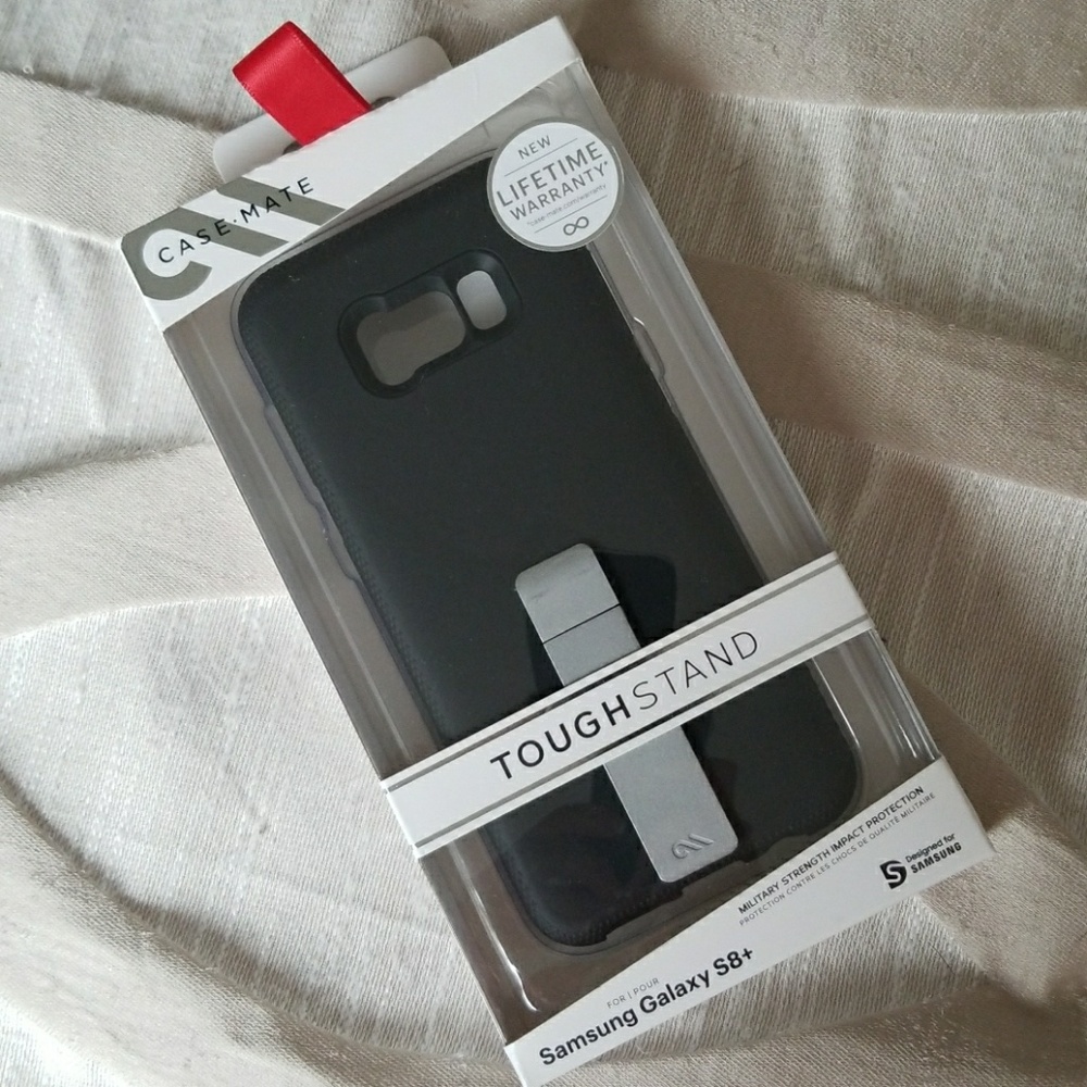 Casemate military grade case for s8plus. Kickstand